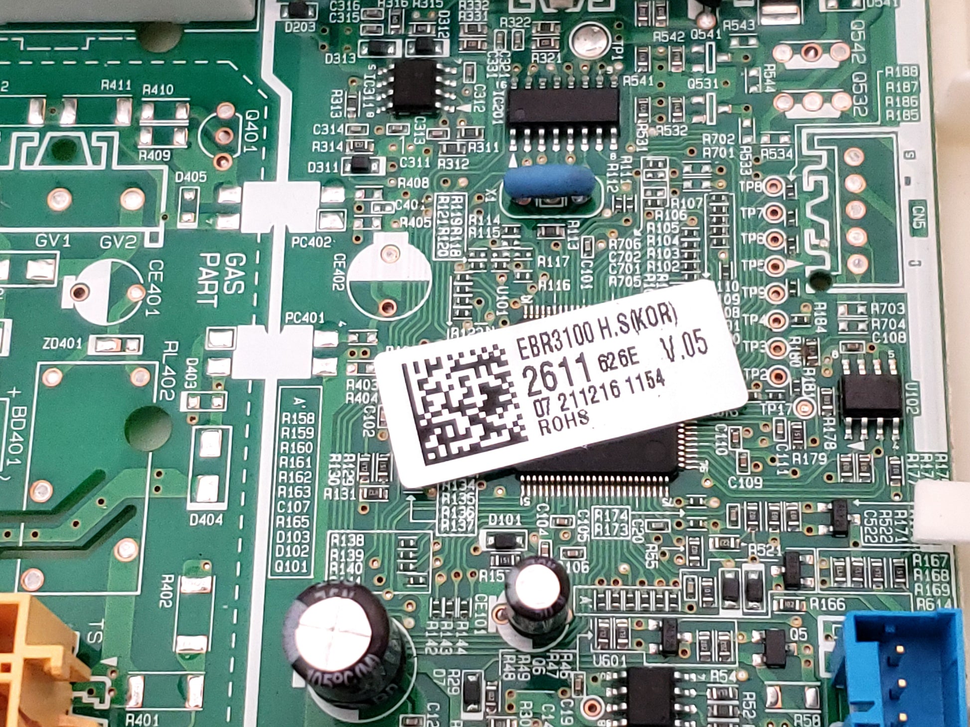 LG Dryer Control EBR31002611