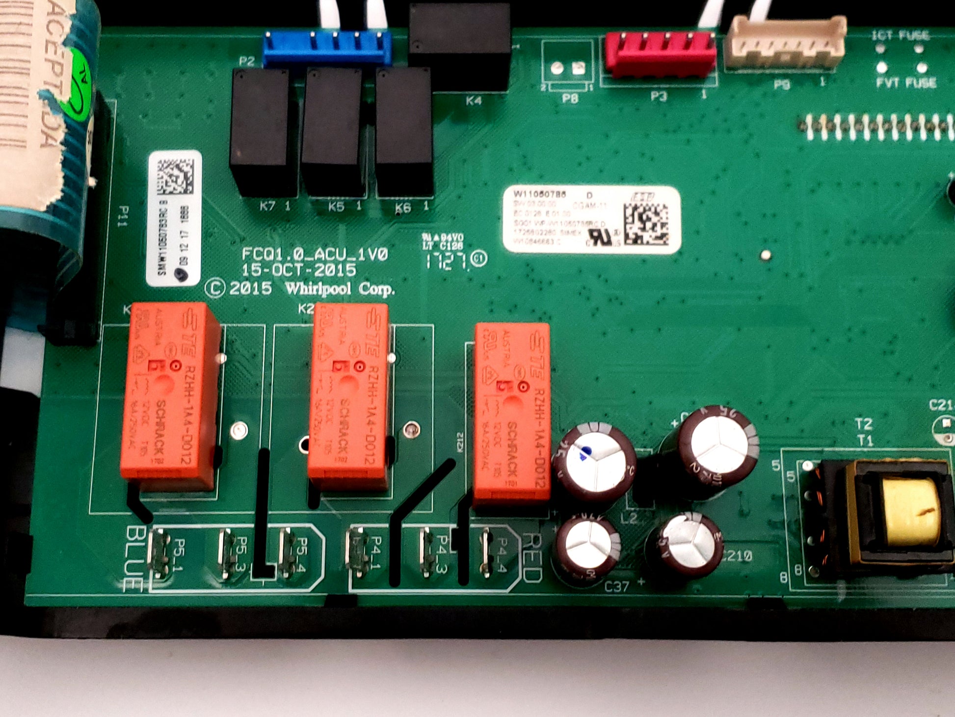 Whirlpool Range Control Board W11050785