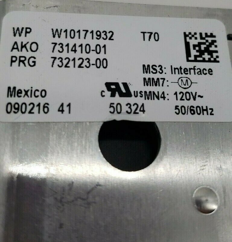 OEM  Whirlpool Washer Control W10171932