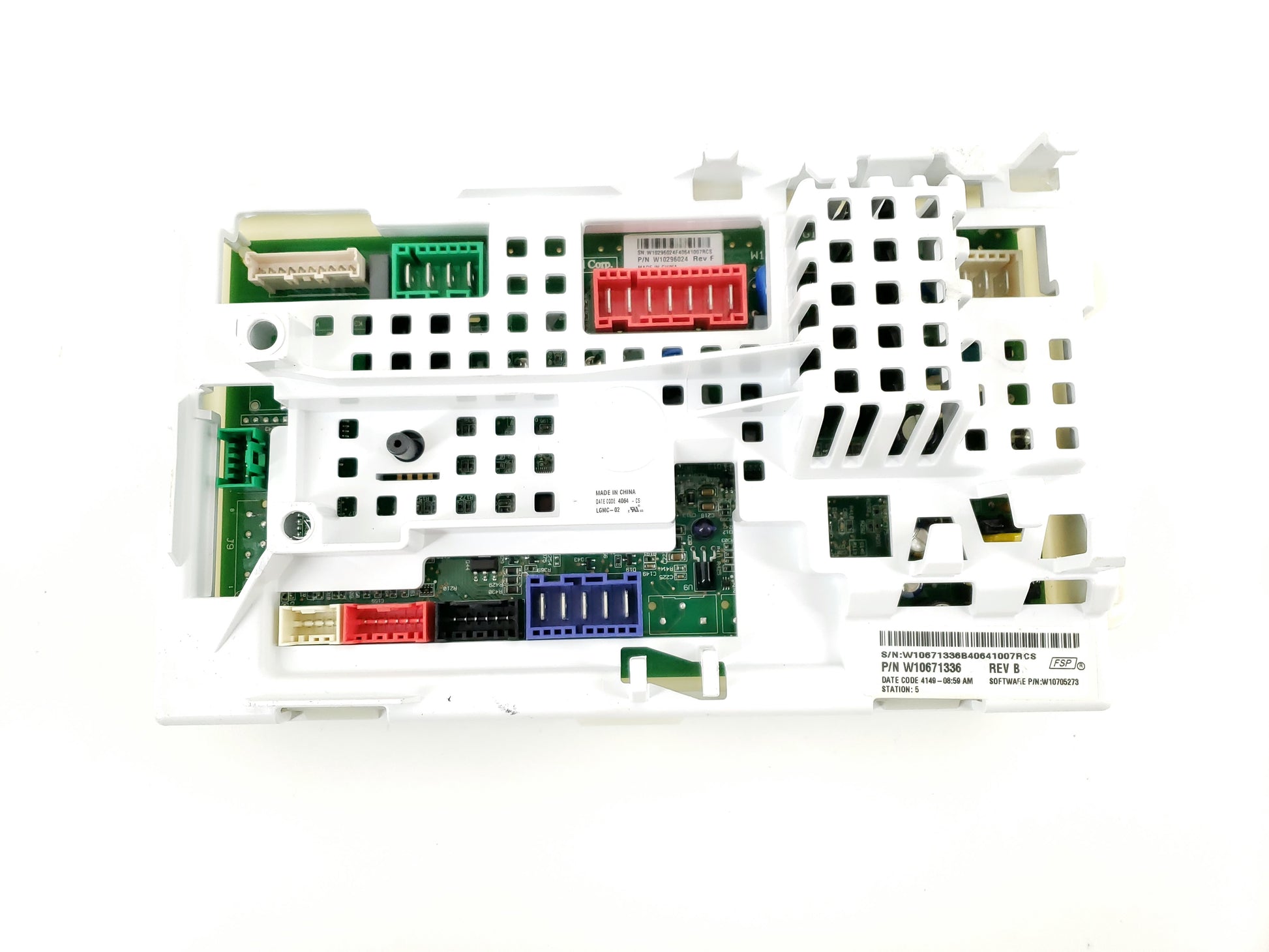 Whirlpool Washer Control Board W10671336