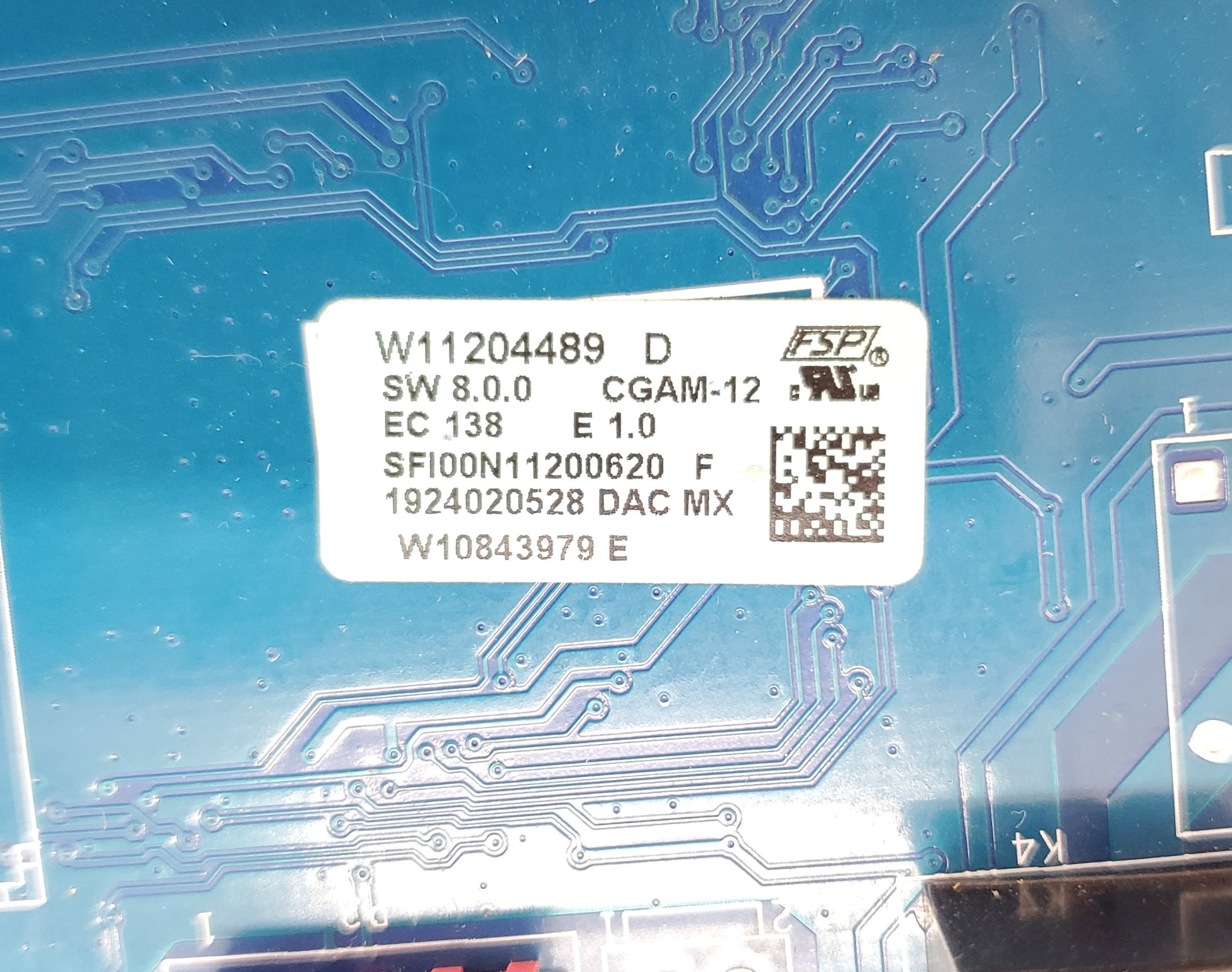 OEM  Amana Range Control Board W11204489