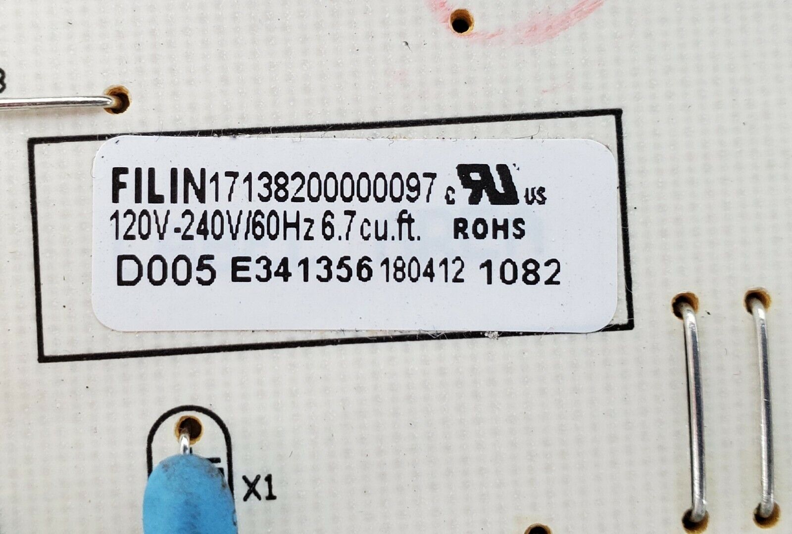 Midea Dryer Control Board 17138200000097