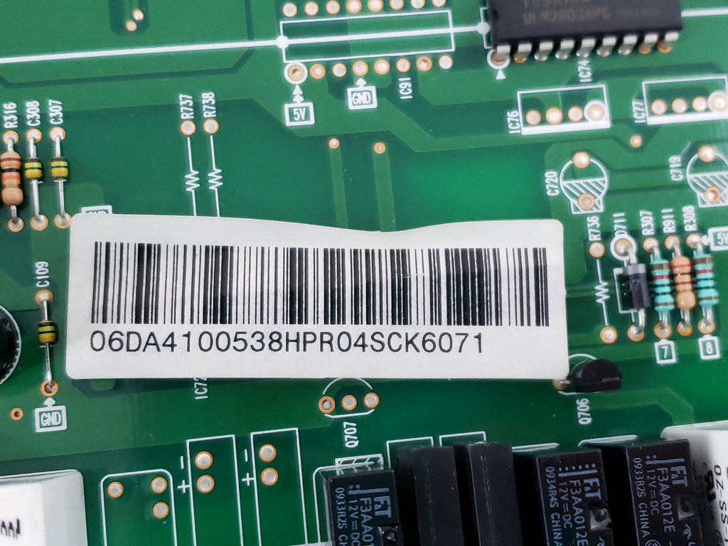 Samsung Refrigerator Control Board DA41-00538H