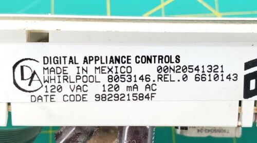 Whirlpool Range Control Board 8053146