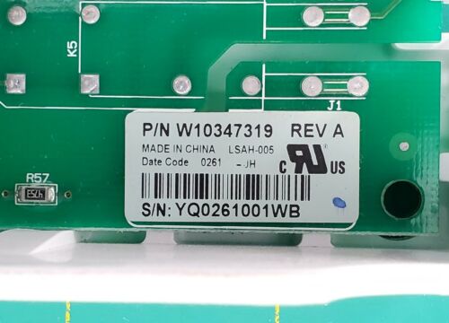 OEM Whirlpool Dryer Control W10347319 Same Day Shipping & Lifetime Warranty