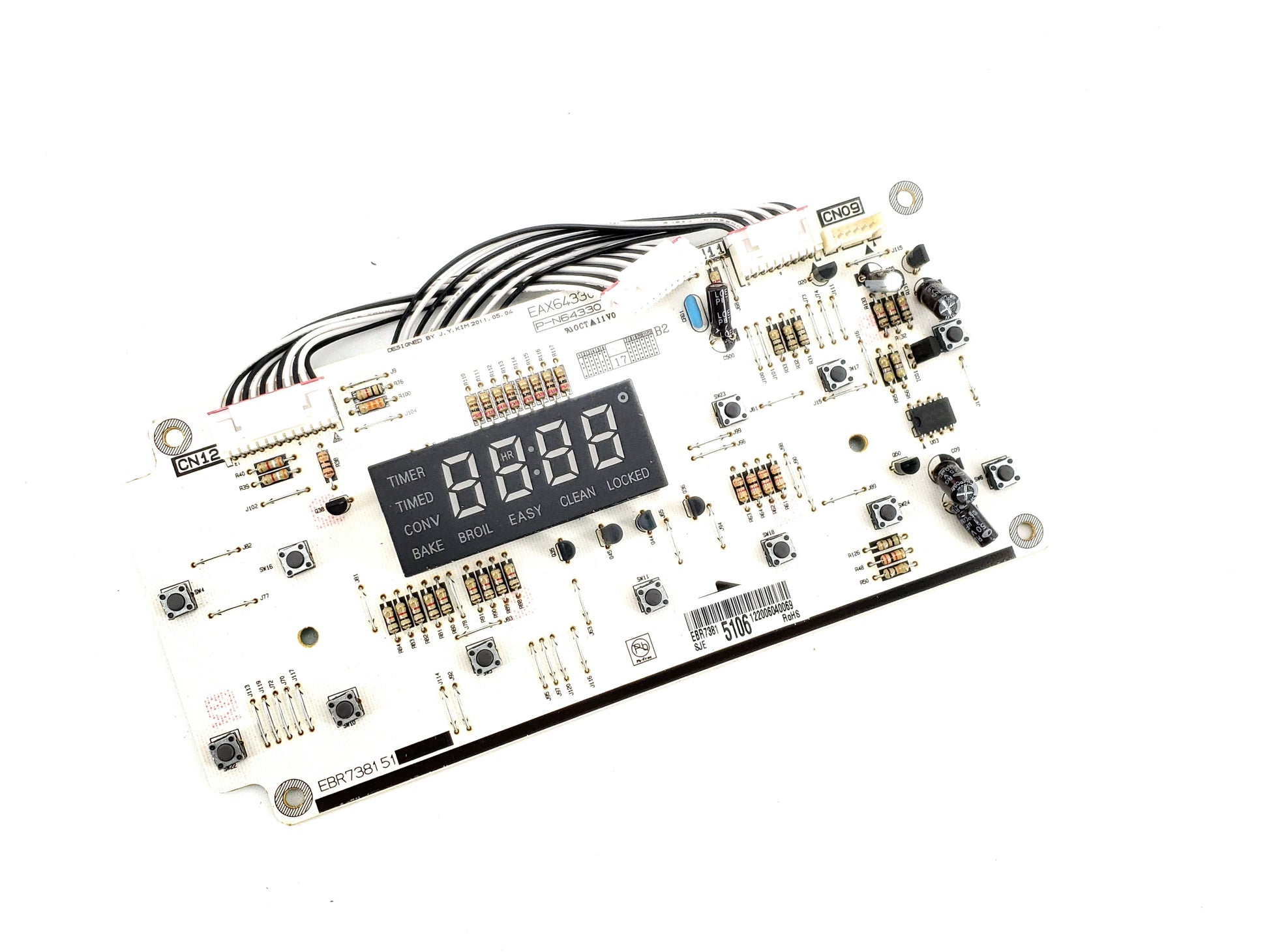 New  LG Range Control Board EBR73815106