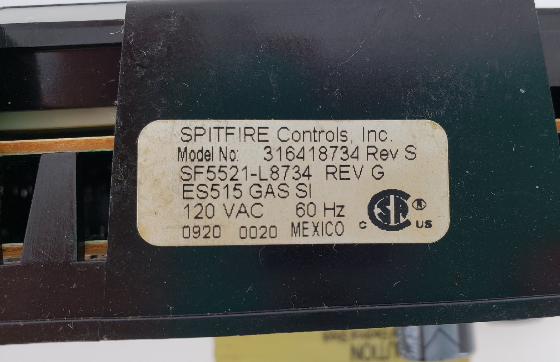 OEM  Kenmore Range Control Board 316418734