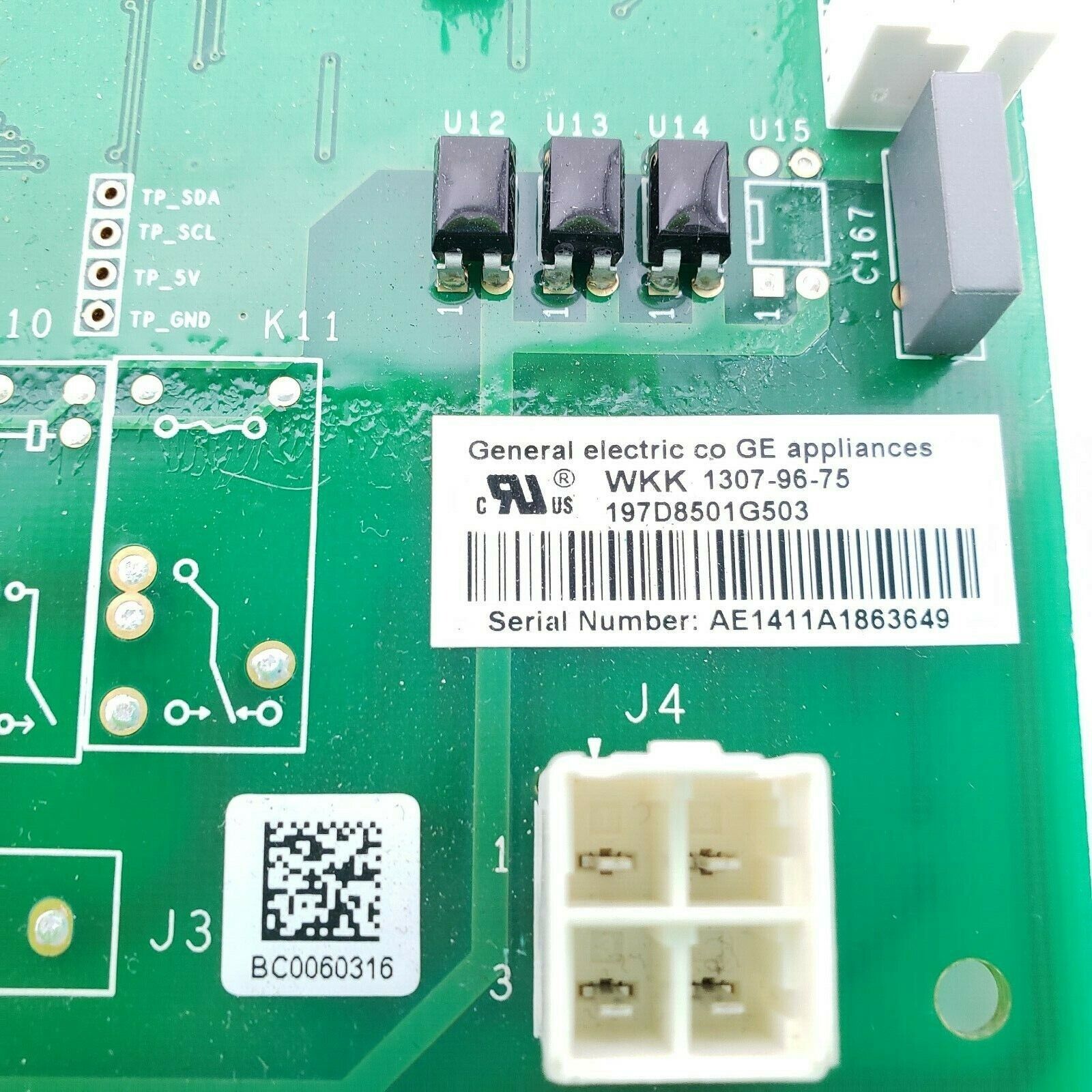 OEM  GE Refrigerator Control 197D8501G503