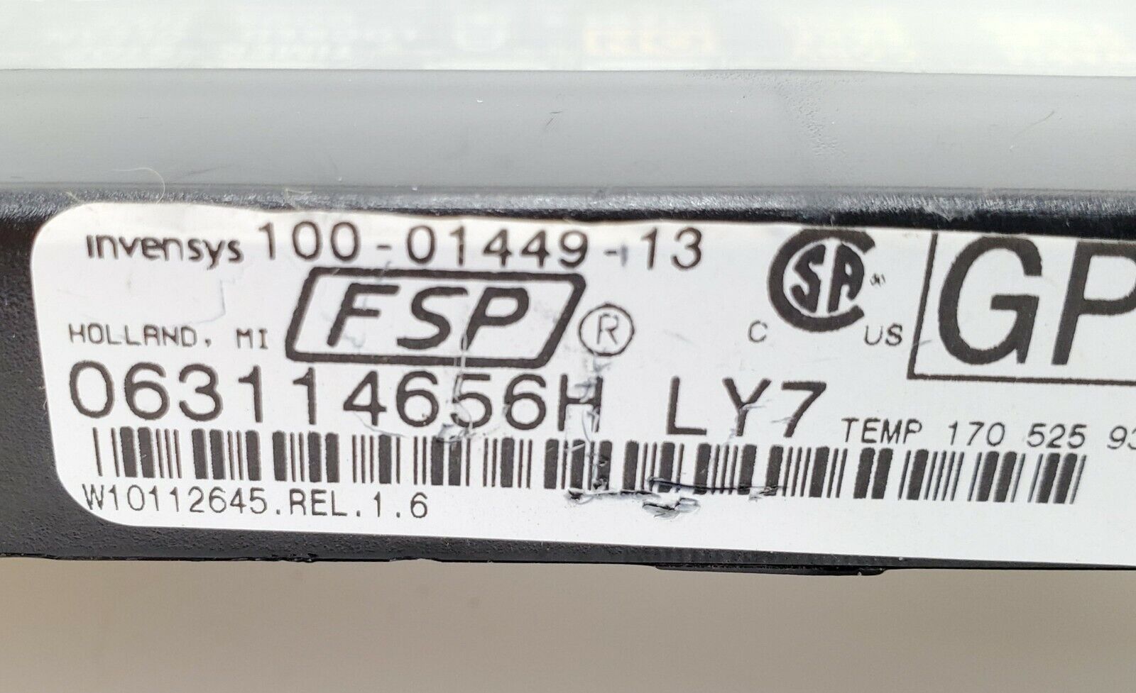 Whirlpool Range Control Board W10112645