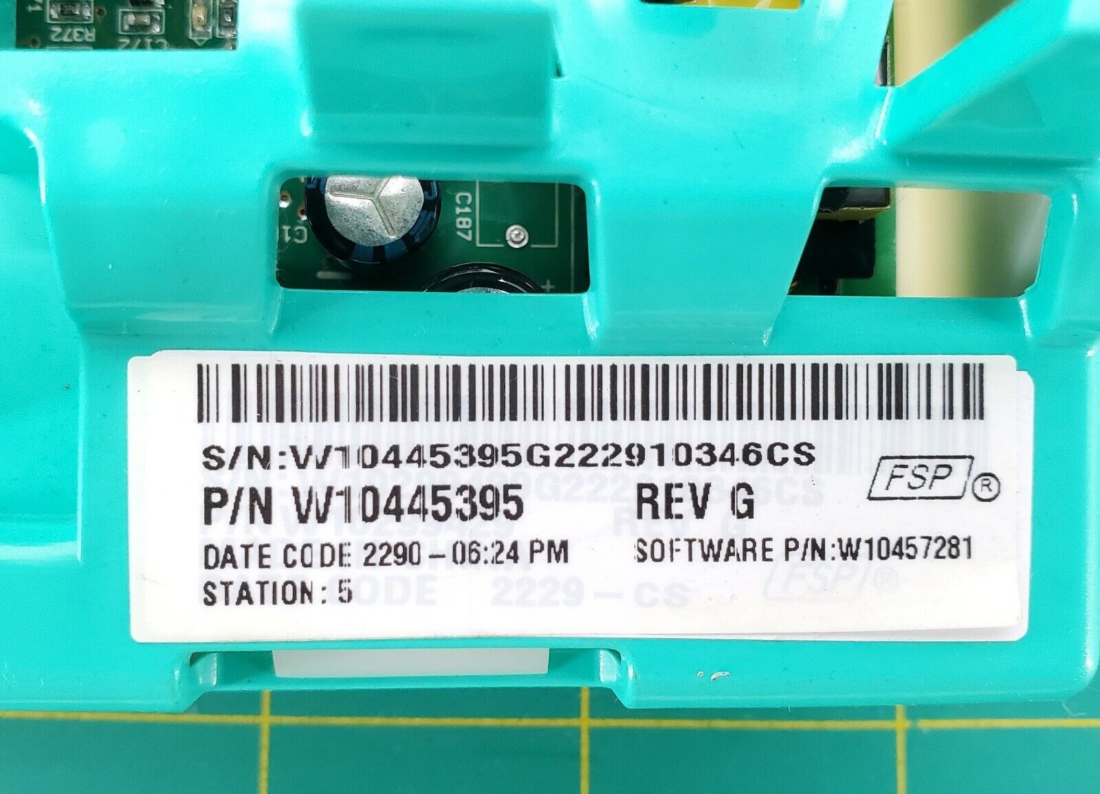 Whirlpool Washer Control W10445396