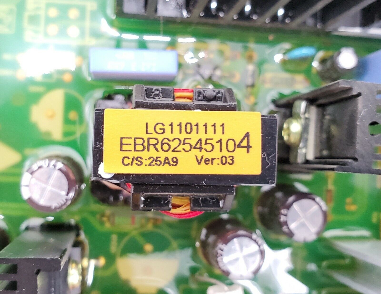OEM LG Washer Control Board EBR62545104 Same Day Shipping & Lifetime Warranty