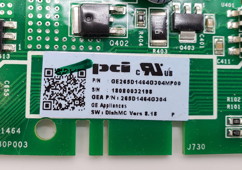 OEM  GE Dishwasher Control Board 265D1464G304