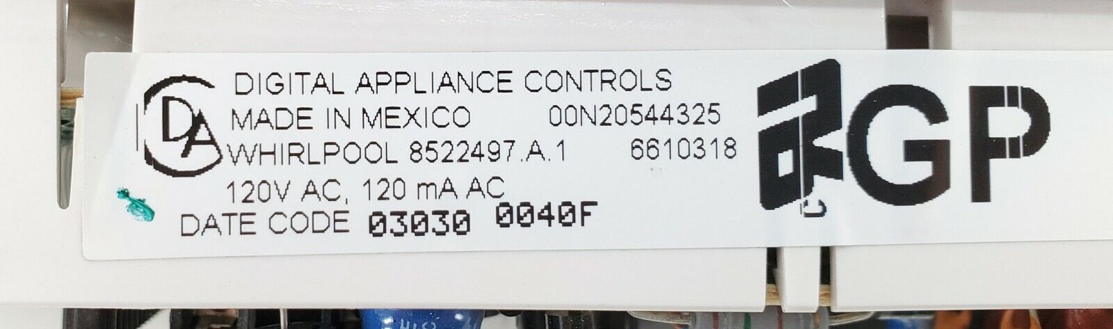 OEM  Whirlpool Range Oven Control 8522497