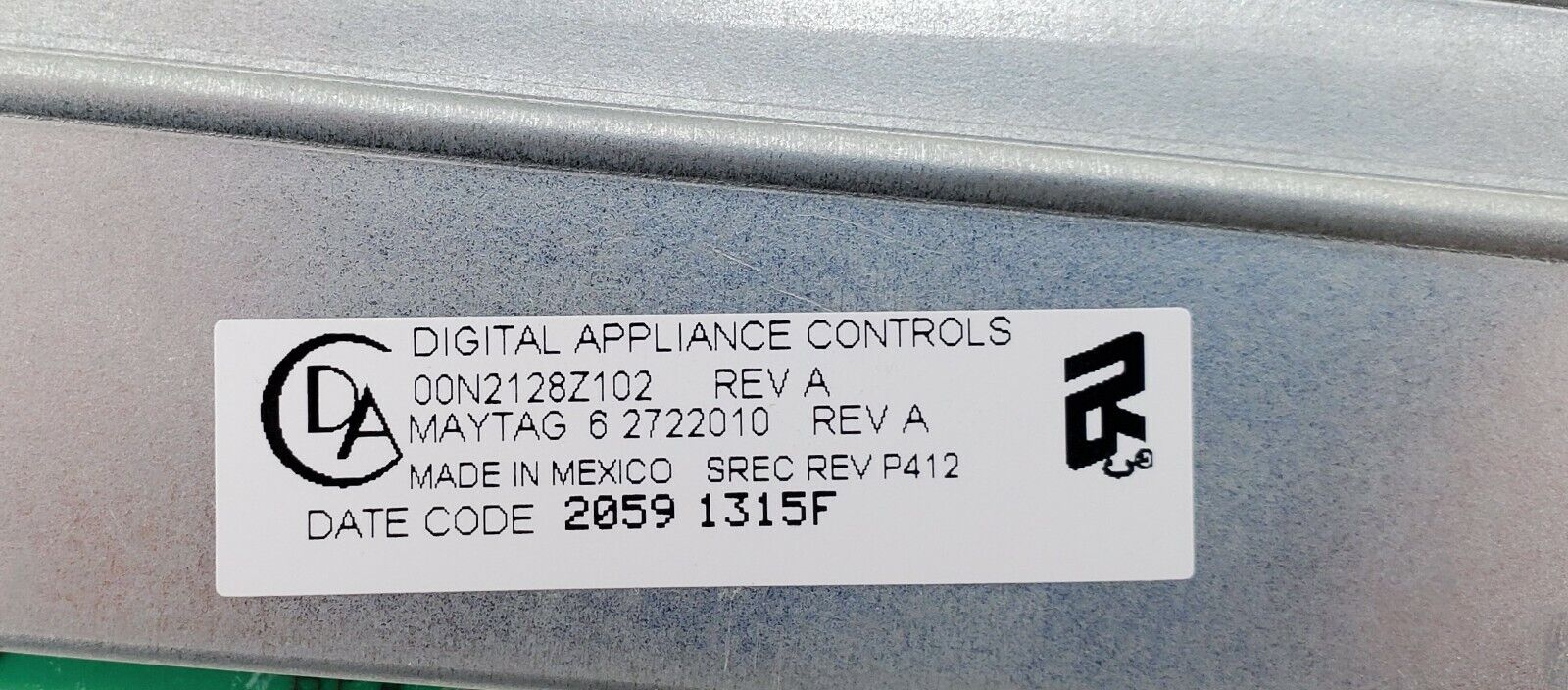 OEM  Maytag Washer Control 62722010