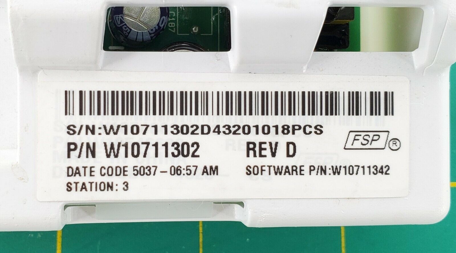 OEM Maytag Washer Main Control W10711302 Same Day Shipping & Lifetime Warranty