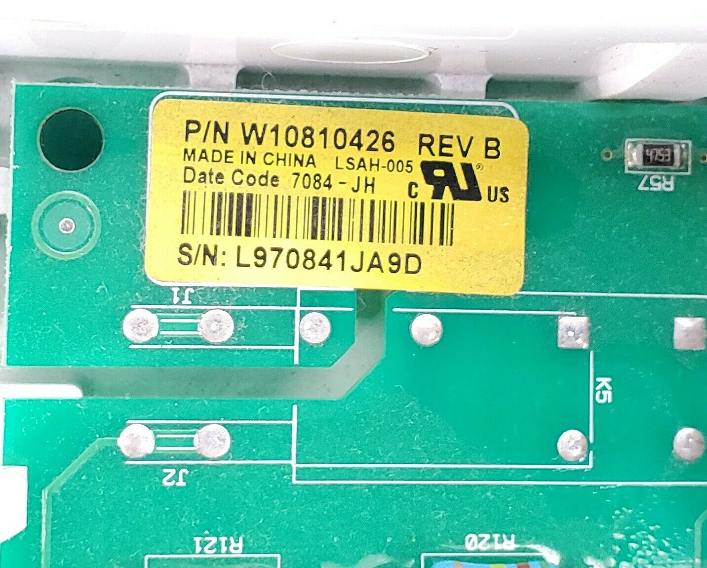 Whirlpool Dryer Control W10847936