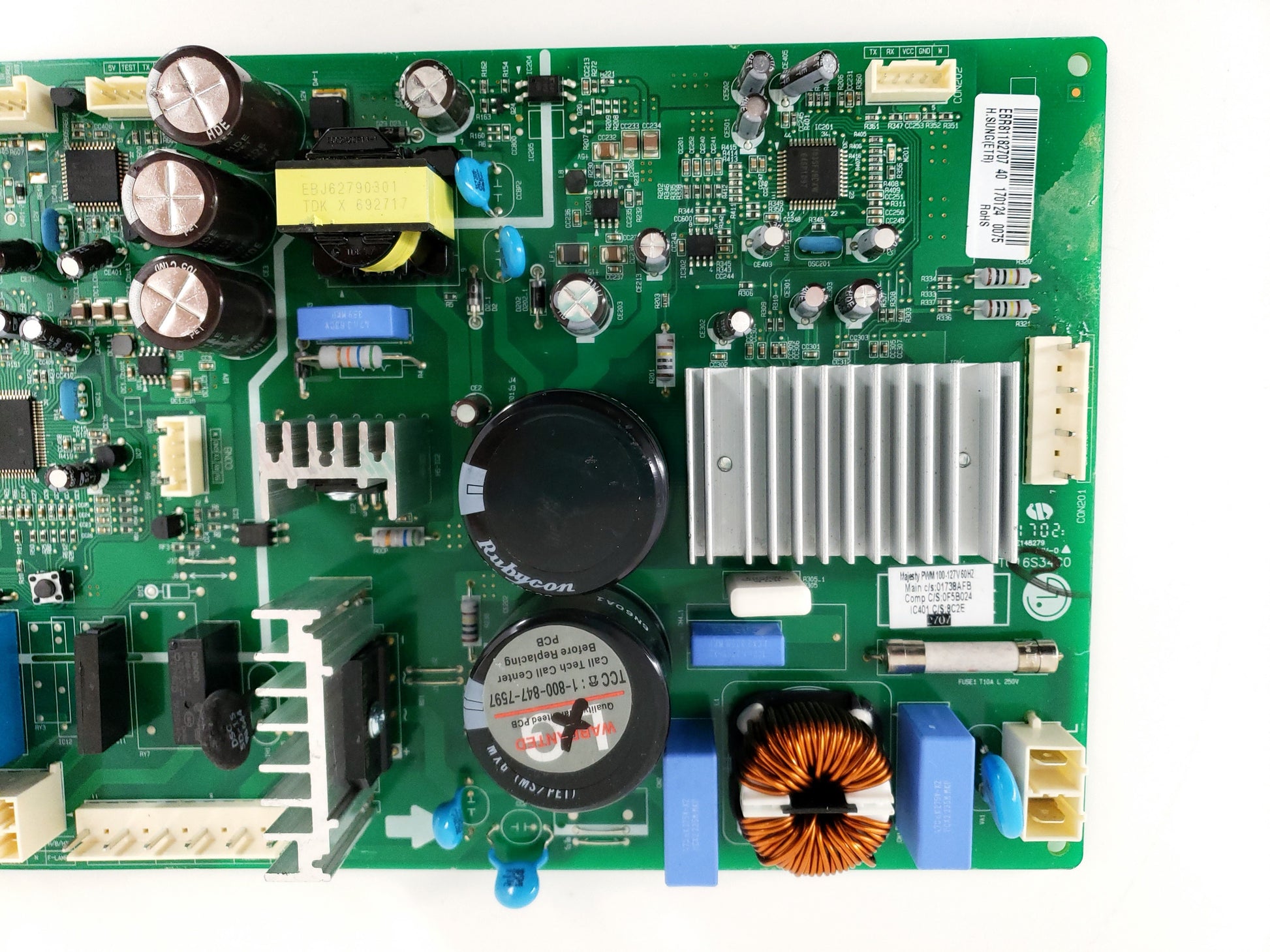 LG Refrigerator Control Board EBR81182707