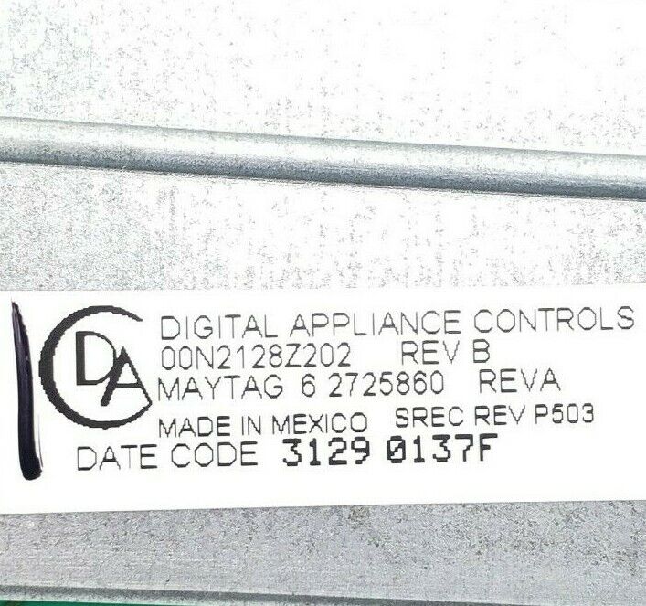 OEM  Whirlpool Washer Control 6 2725860