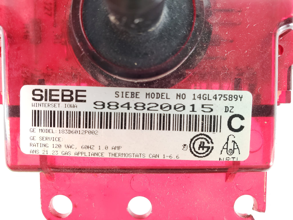 GE Range Control Board 183D6012P002