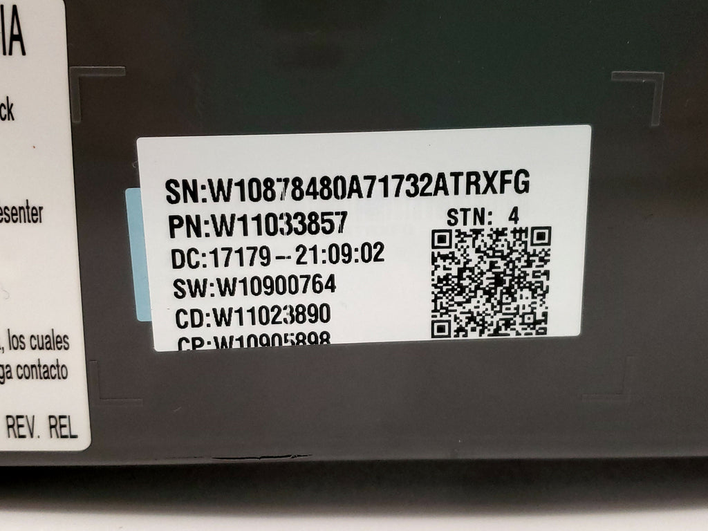 Whirlpool Washer Control Board W11033857