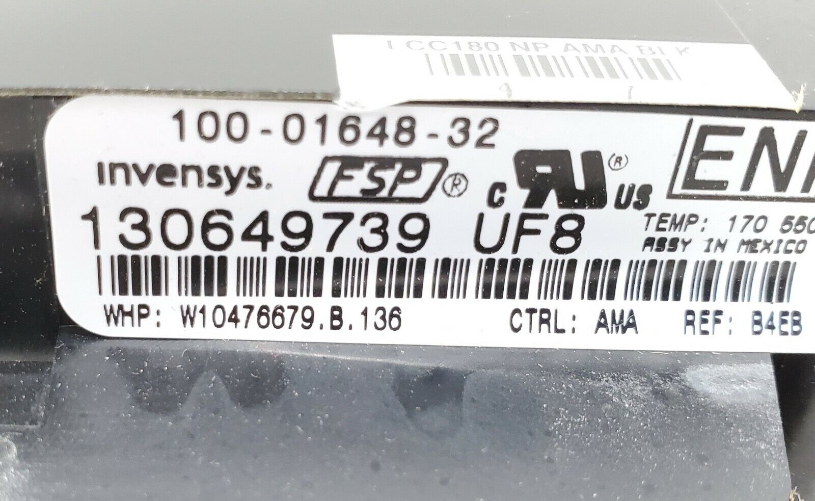 Maytag Range Control W10476679