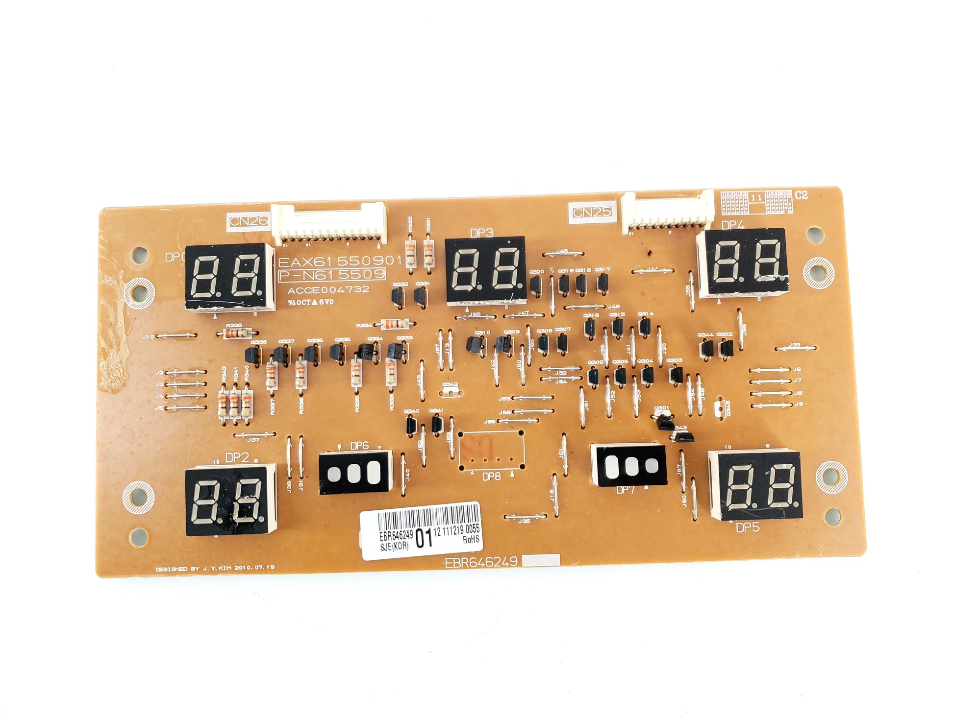 LG Range Display Board EBR64624901