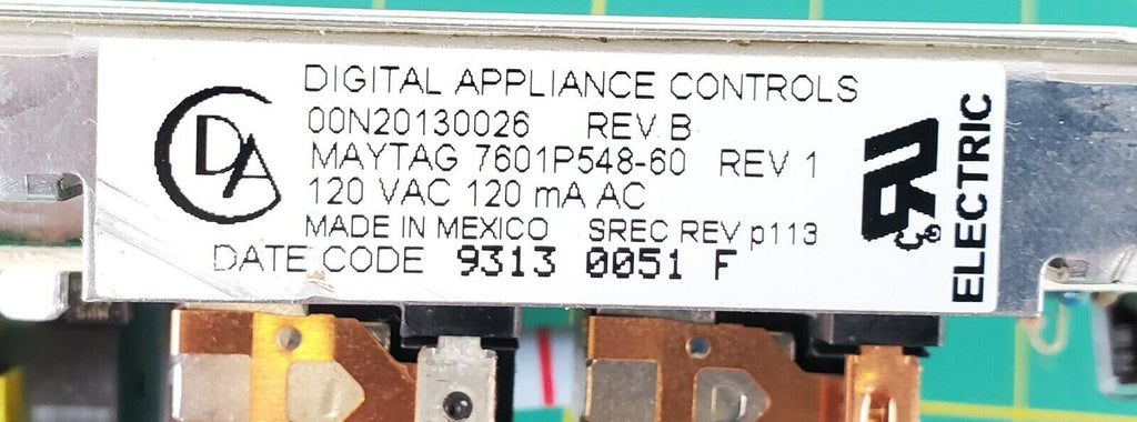 OEM  Jenn-Air Range Control 7601P548-60