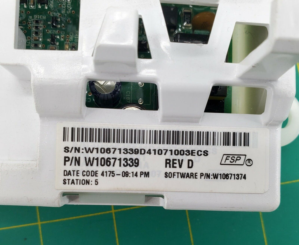 OEM Whirlpool Washer Control W10671339 Same Day Shipping & Lifetime Warranty