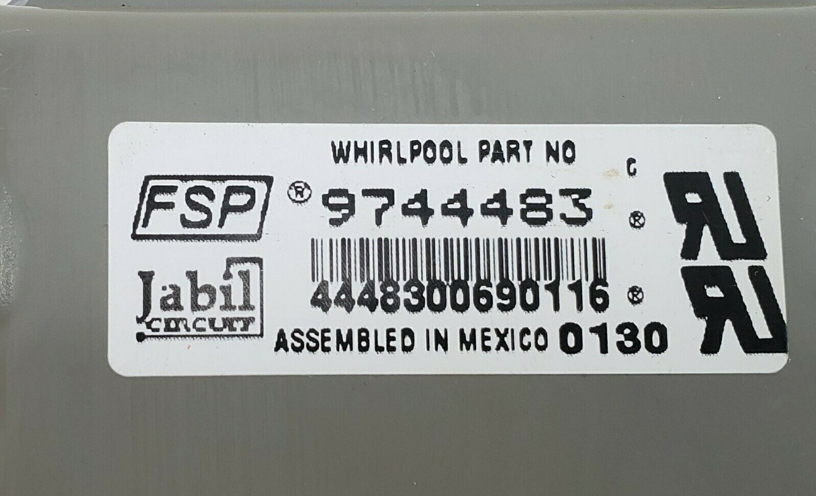 OEM  Whirlpool Dishwasher Control  9744483