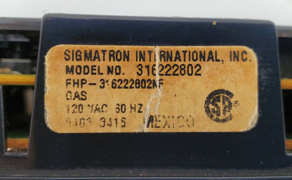 OEM  Frigidaire  316222802