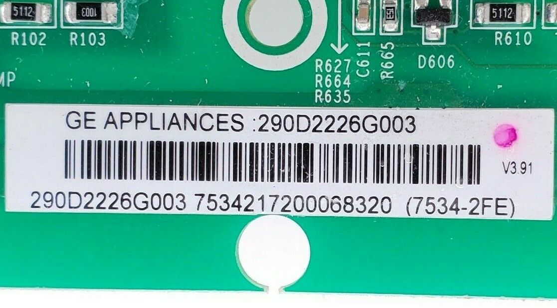 OEM  GE Washer Control 290D2226G003