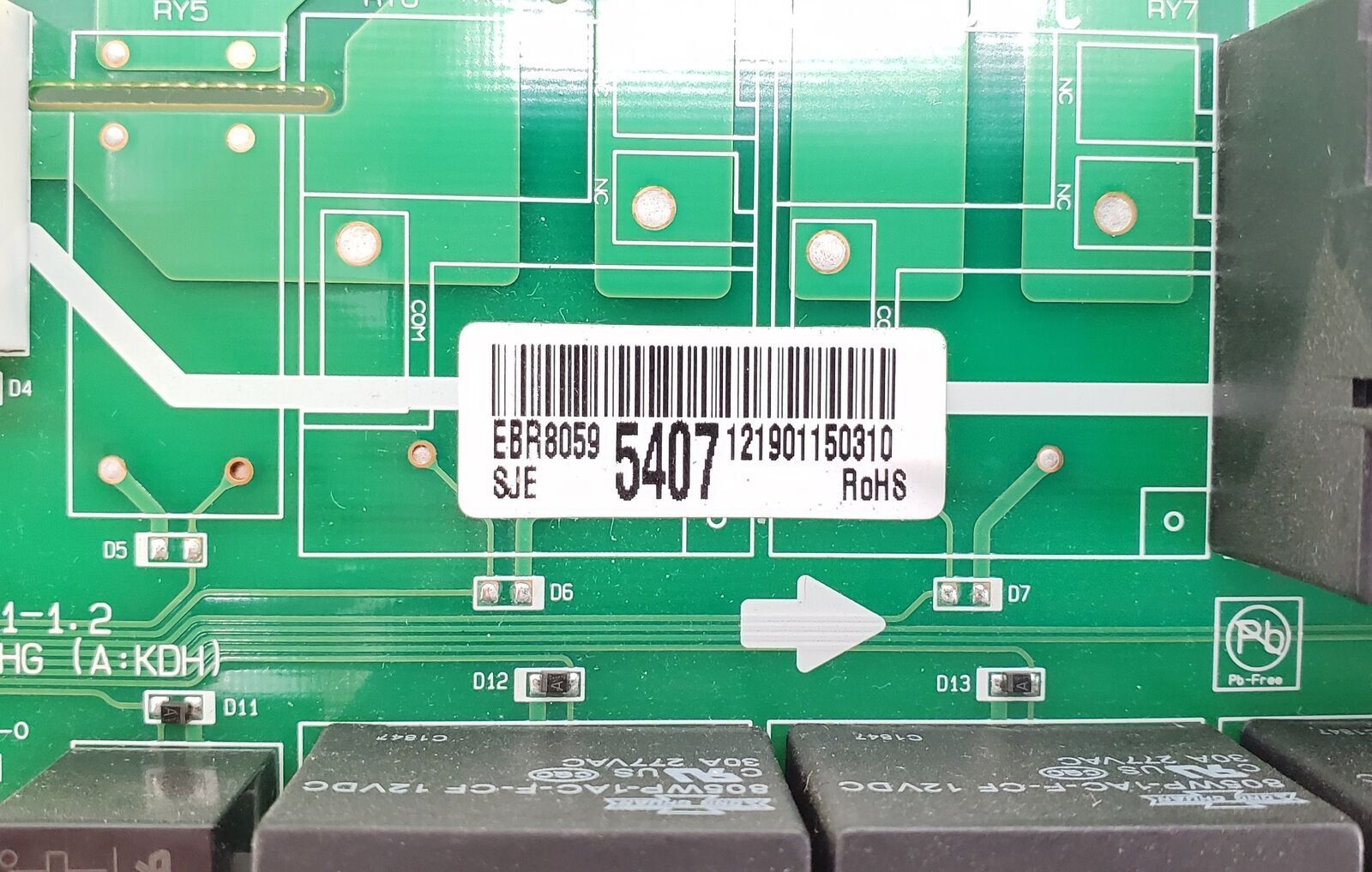 New OEM  LG Range Control EBR80595407