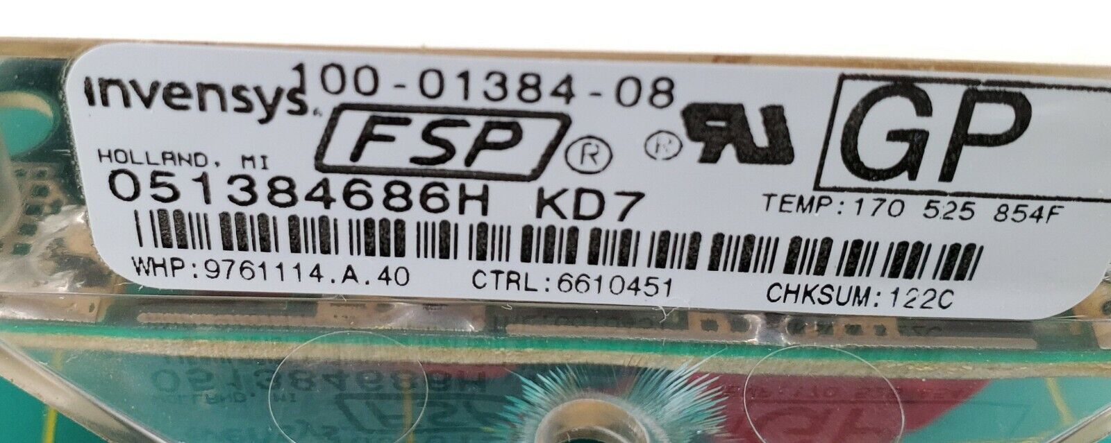 OEM  Whirlpool Range Control Board 9761114