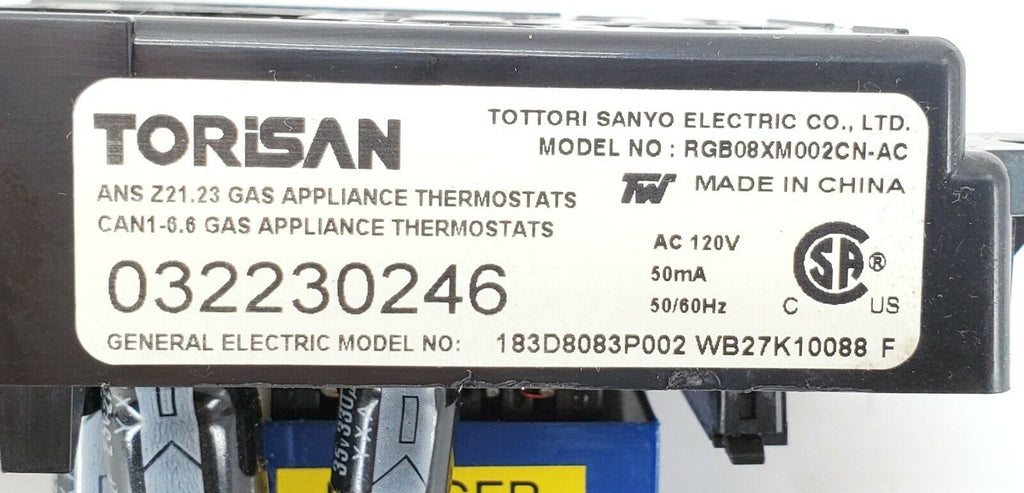 OEM  GE Range Control WB27K10088