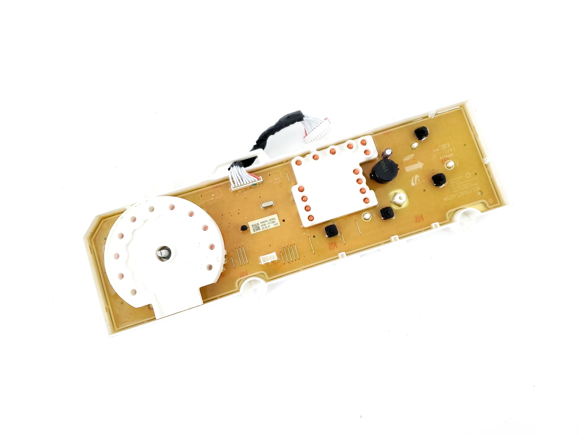 Samsung Washer User Interface Control DC92-02118A
