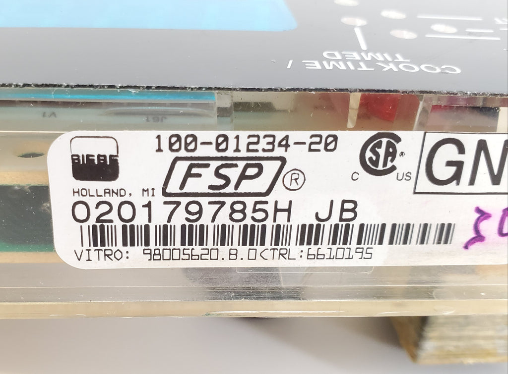 OEM  Whirlpool Range Control Board 98005620