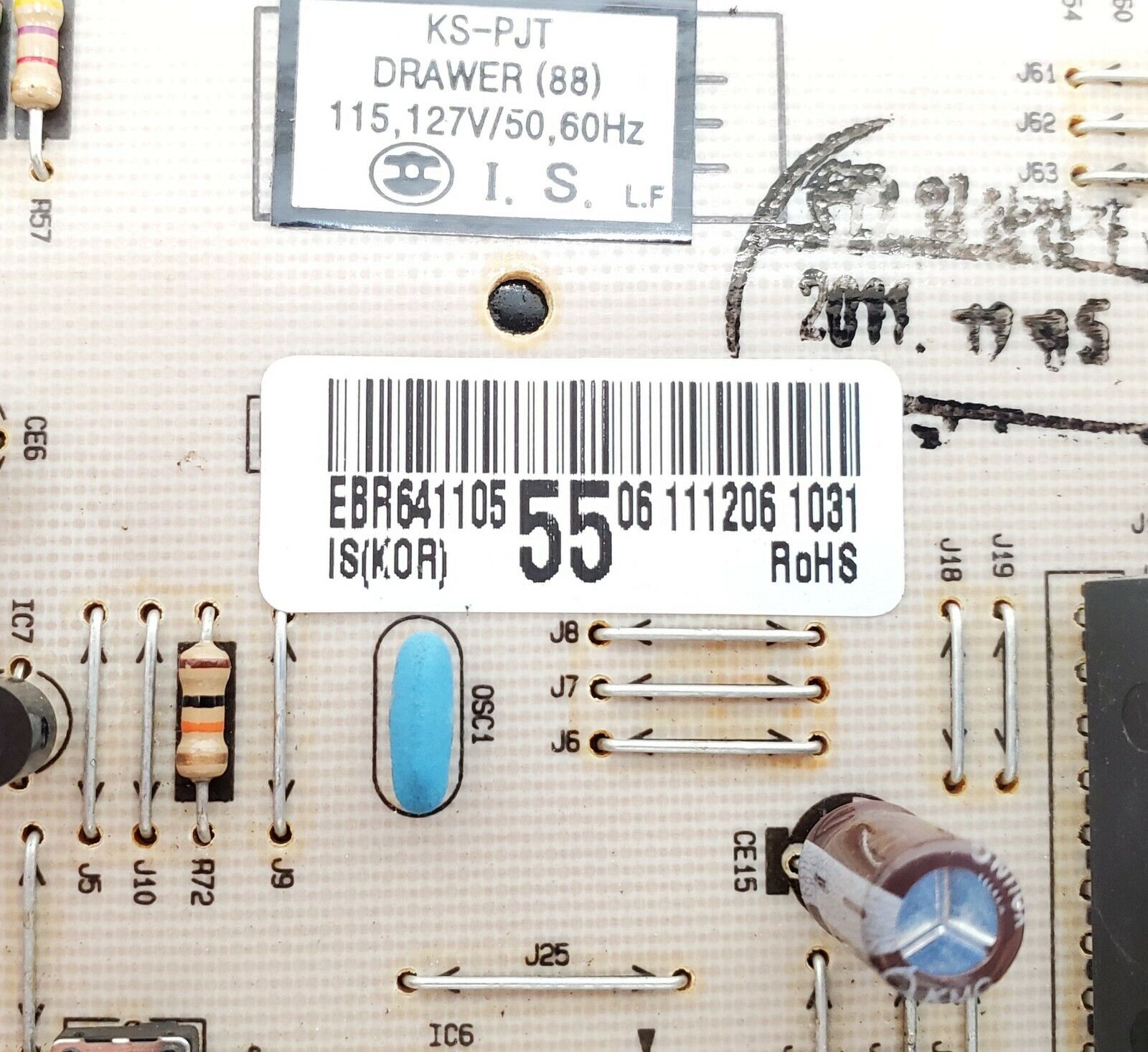 Kenmore Refrigerator Control Board EBR64110555