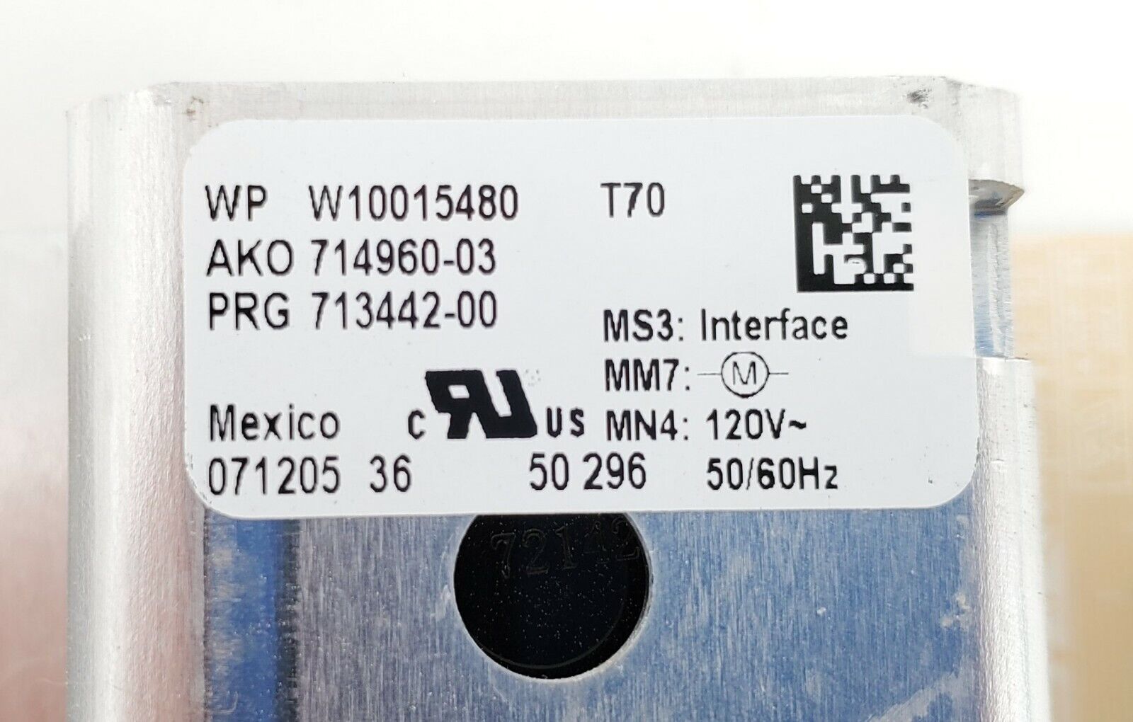 OEM  Whirlpool Washer Control W10015480