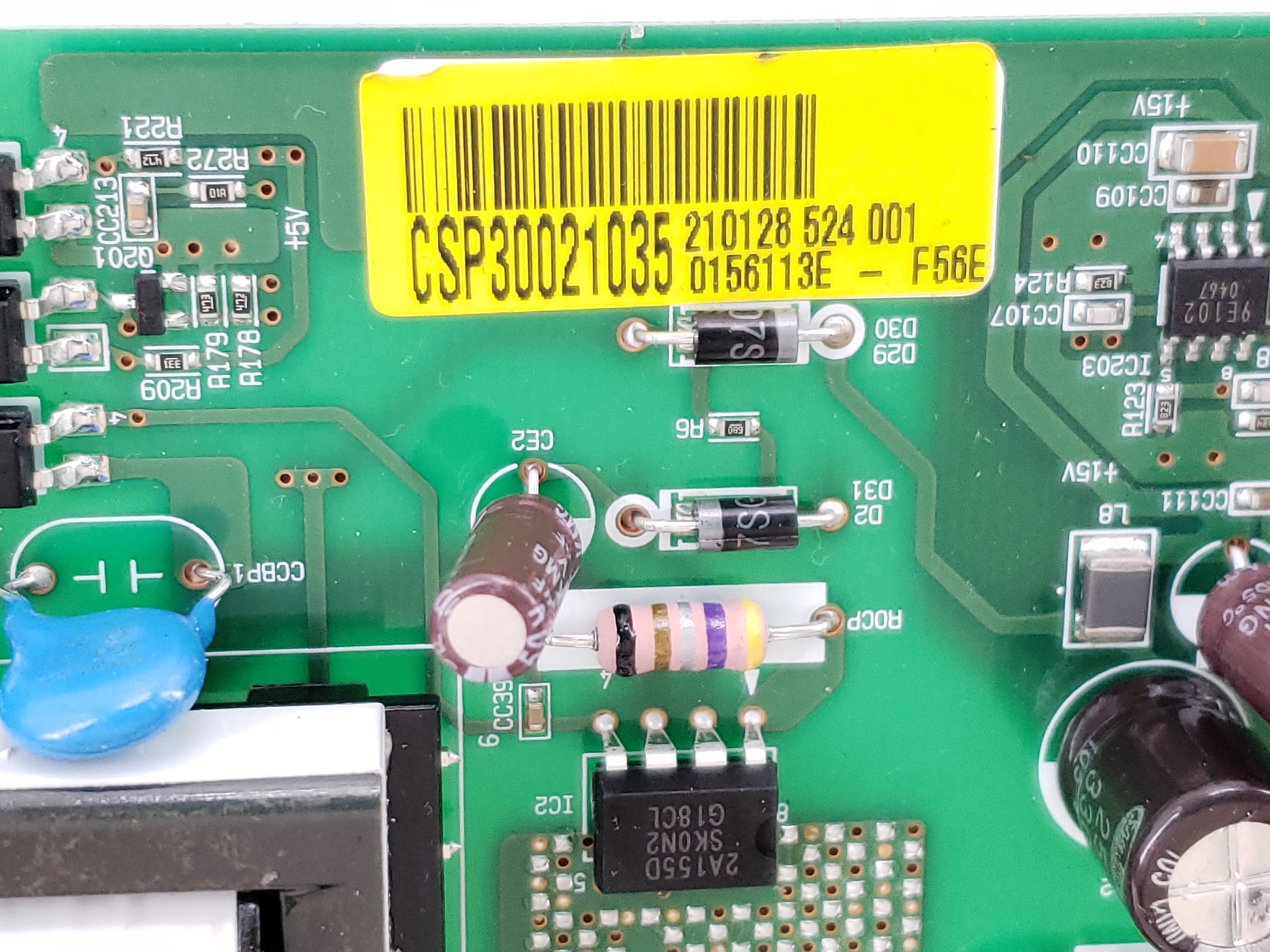 LG Refrigerator Control Board CSP30021035