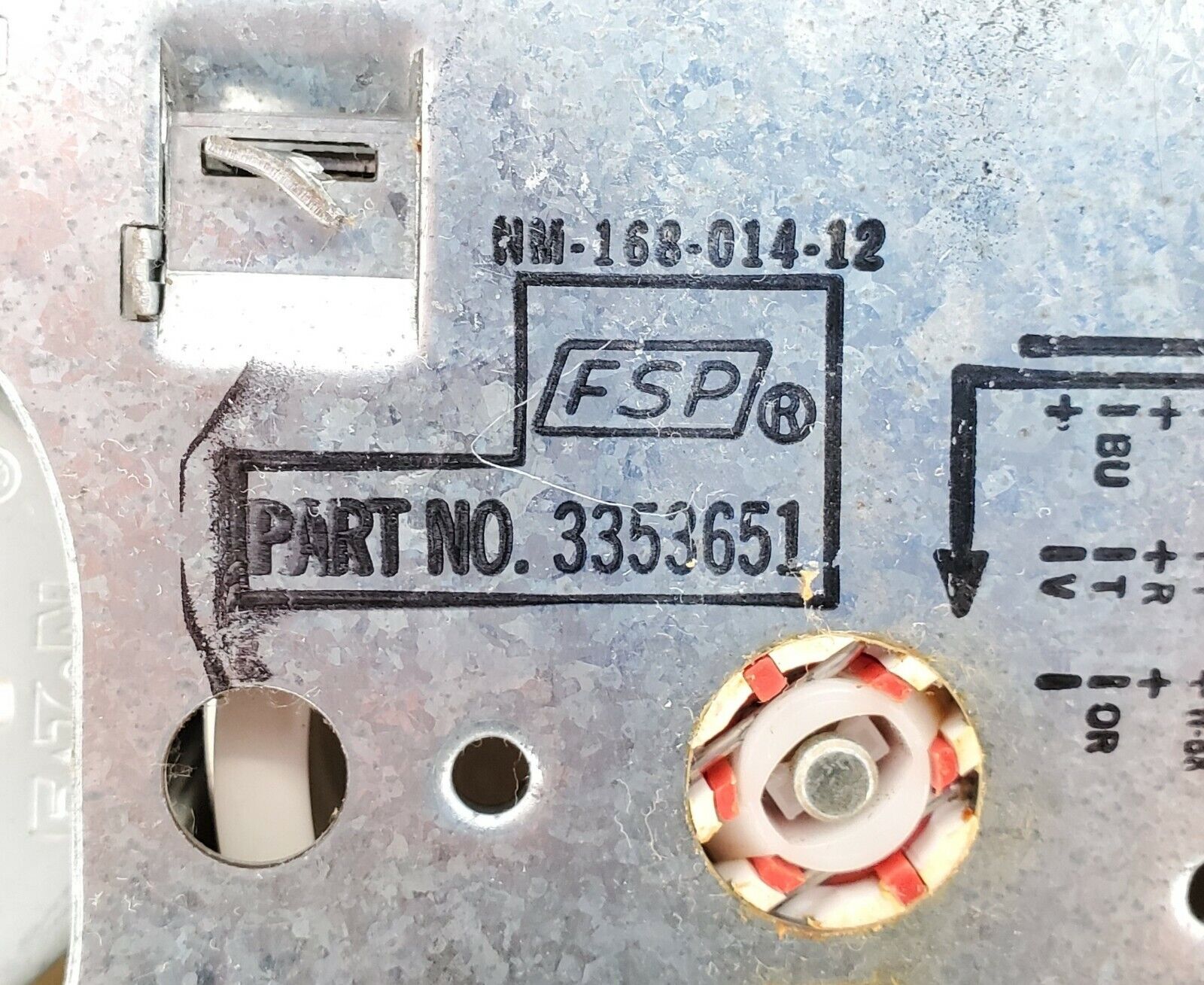 OEM  KitchenAid Washer Timer Control 3353651