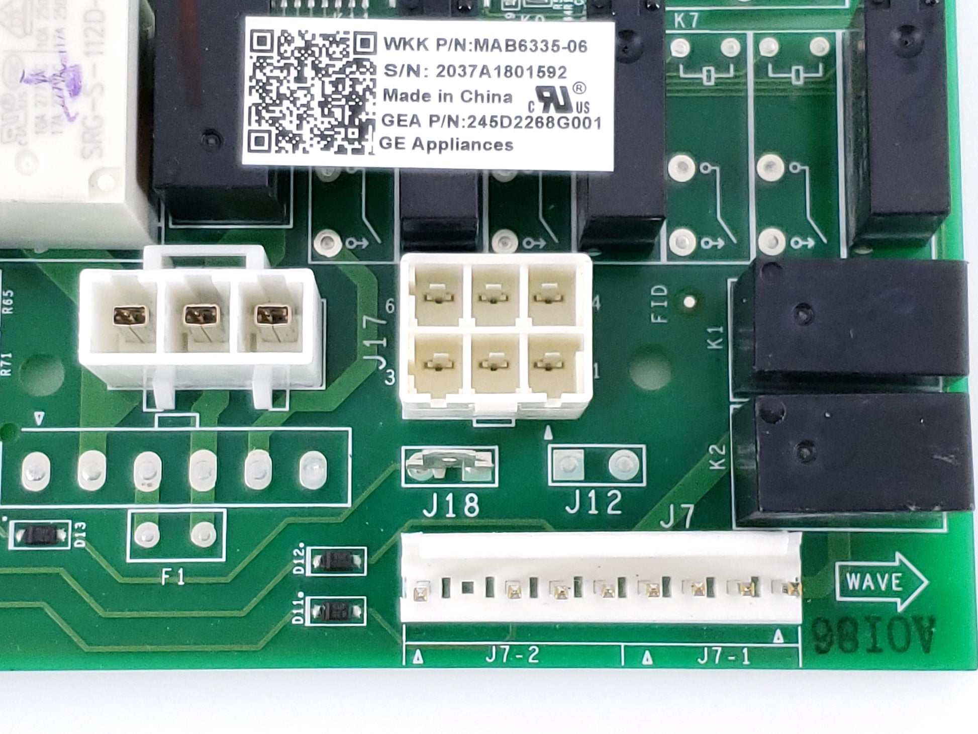 GE Refrigerator Control Board 245D2268G001