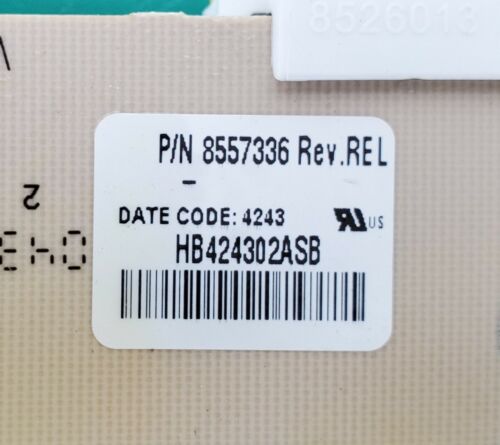 OEM Whirlpool Washer Control 8557336 Same Day Shipping & Lifetime Warranty