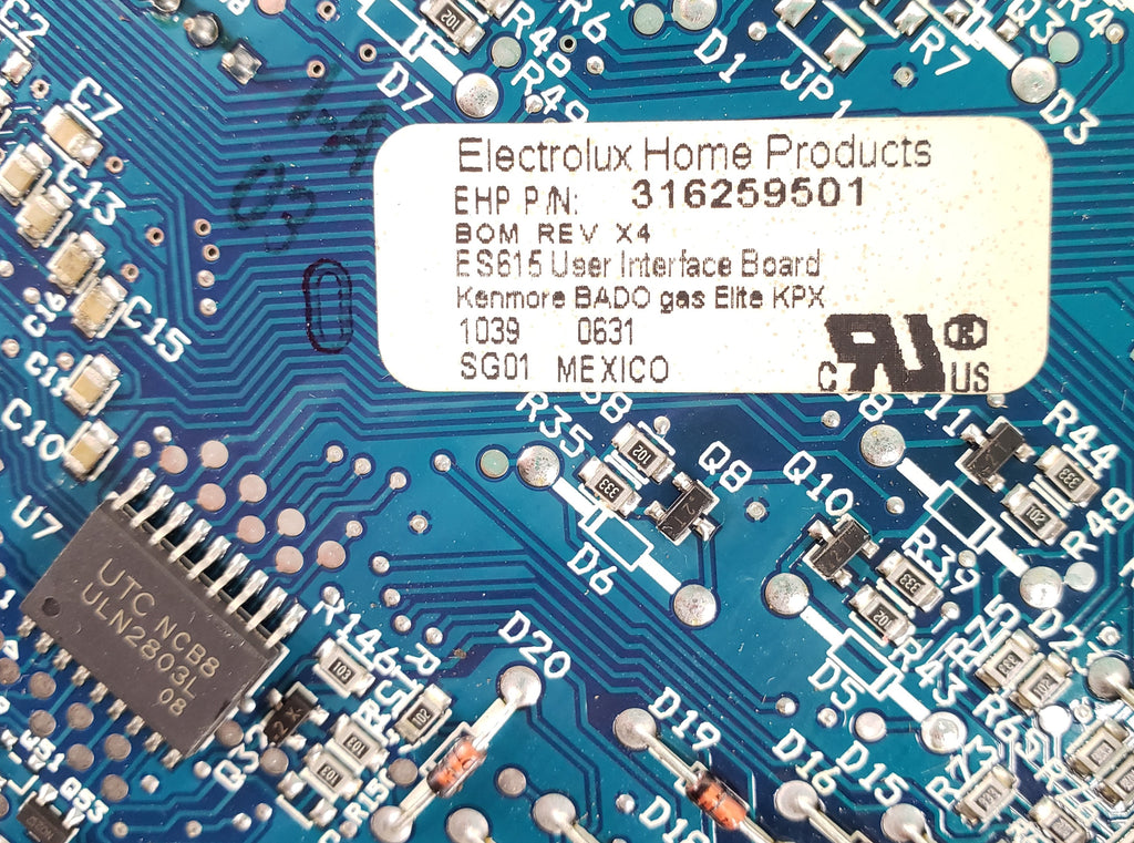 OEM  Frigidaire Range Control Board 316259501