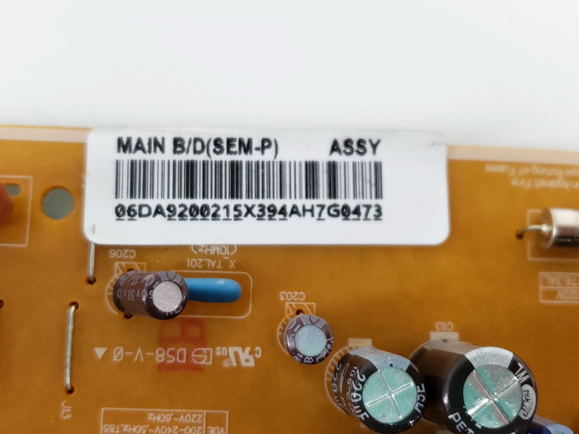 Samsung Refrigerator Control Board DA92-00215X