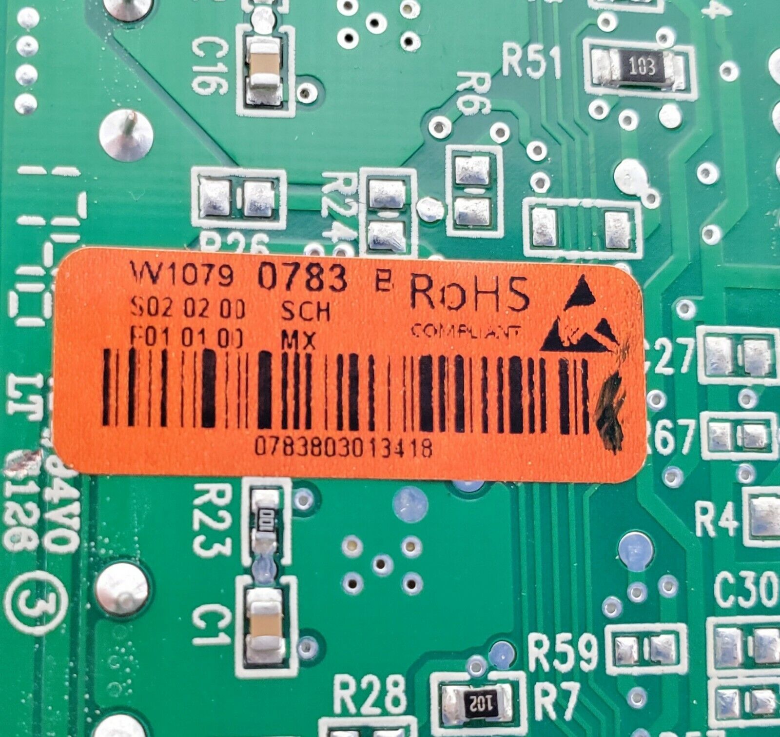 Whirlpool Refrigerator LED Control W10790783