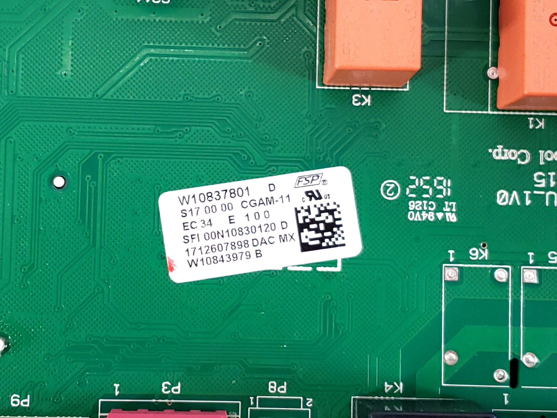 OEM  Maytag Range Control W10837801