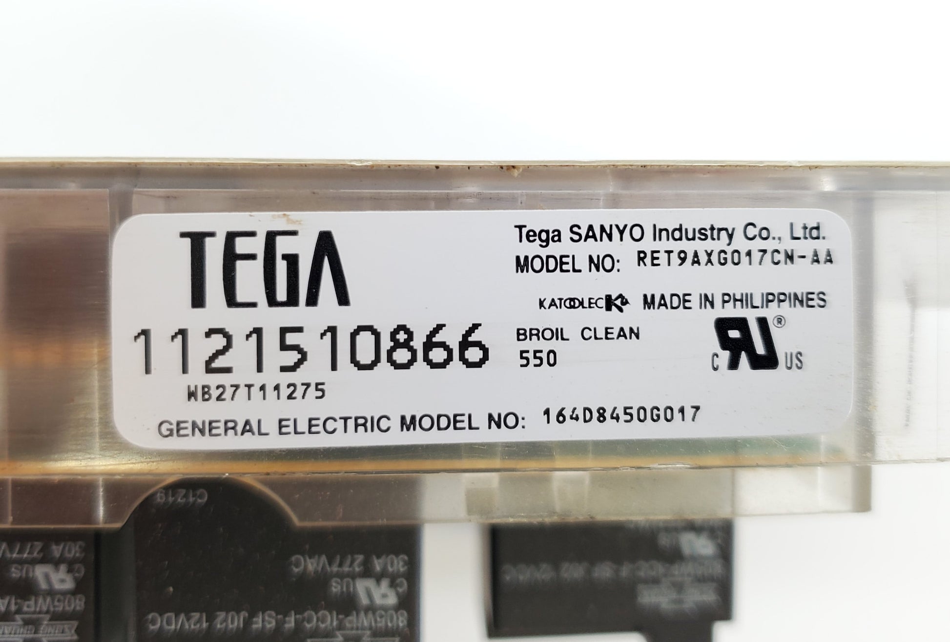 OEM  GE Range Control Board WB27T11275