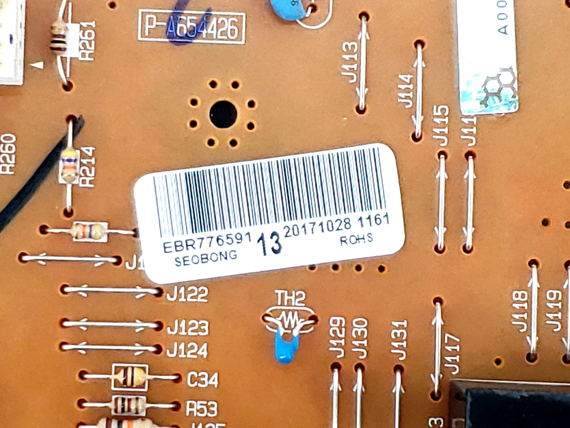 OEM  LG Microwave Control Board EBR77659113