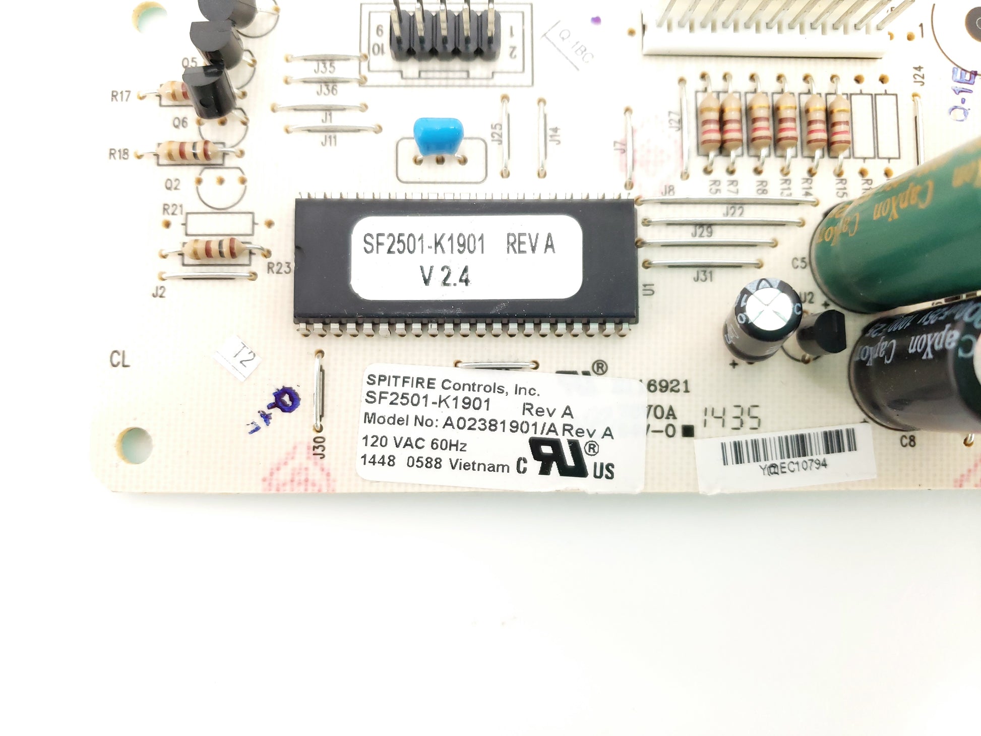 Frigidaire Dishwasher Control Board A02381901