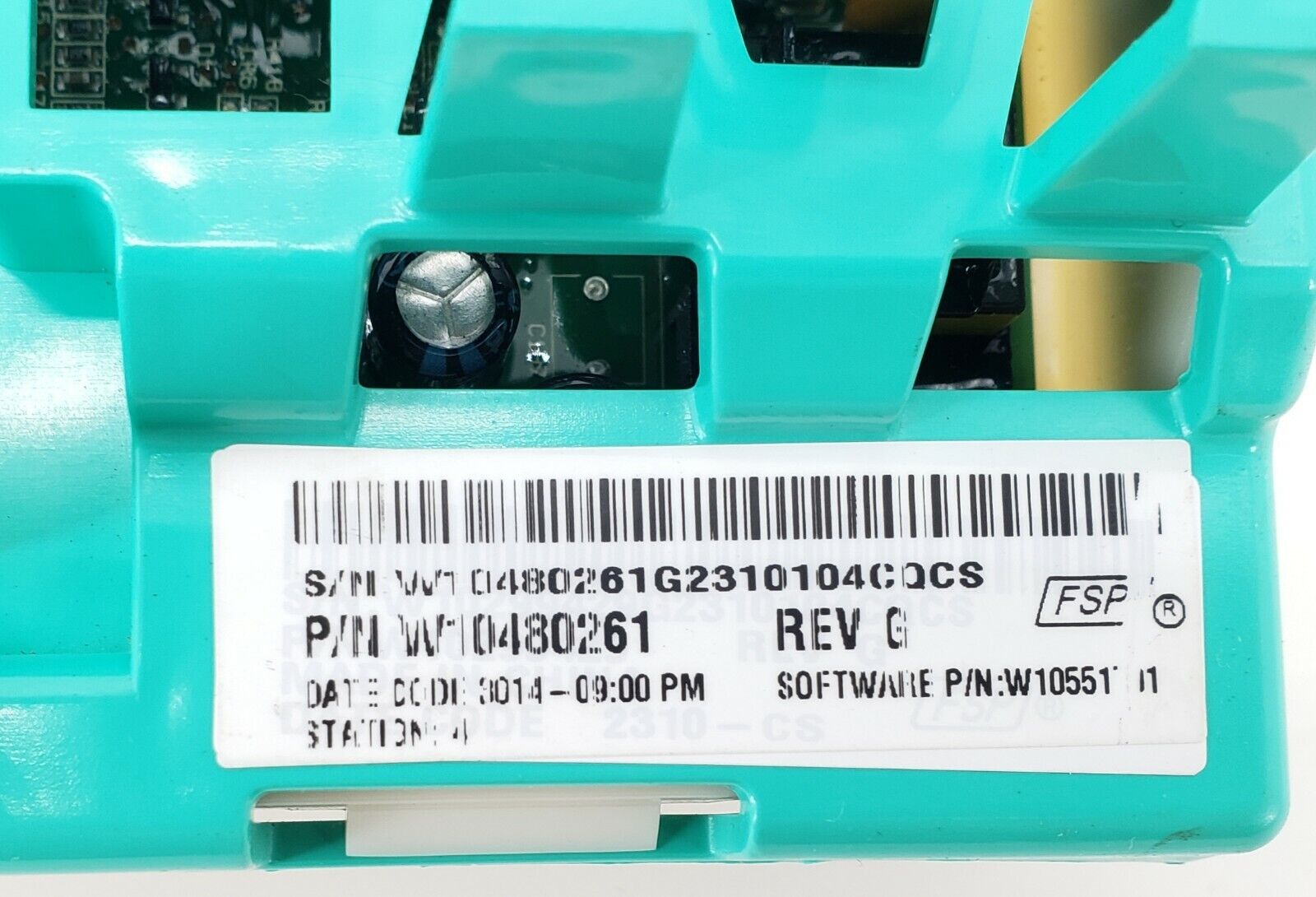 Whirlpool Washer Control W10480261